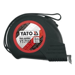 Metr svinovací 8 m x 25 mm autostop YATO YT-7112