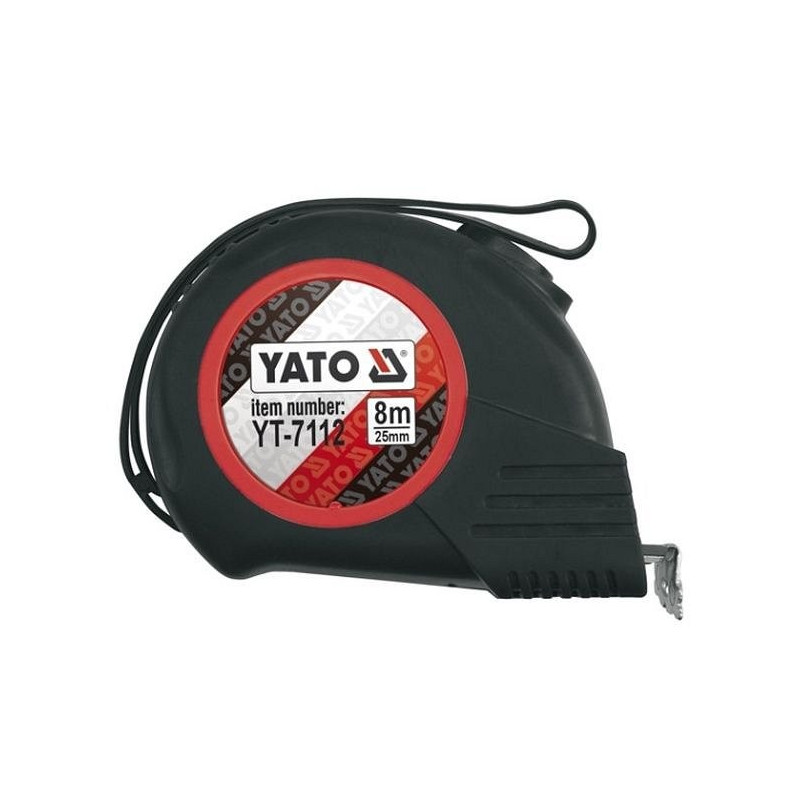 Metr svinovací 8 m x 25 mm autostop YATO YT-7112