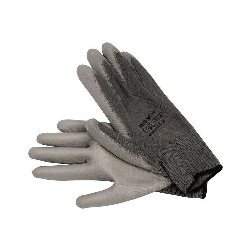 Pracovní rukavice nylon/PU YATO YT-7472