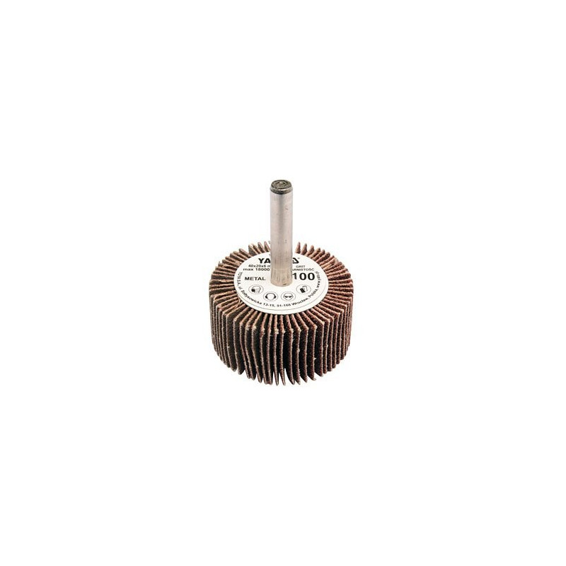 Kotouč lamenový radiální 40x20 P-100 s hřídelí 6 mm YATO YT-83354