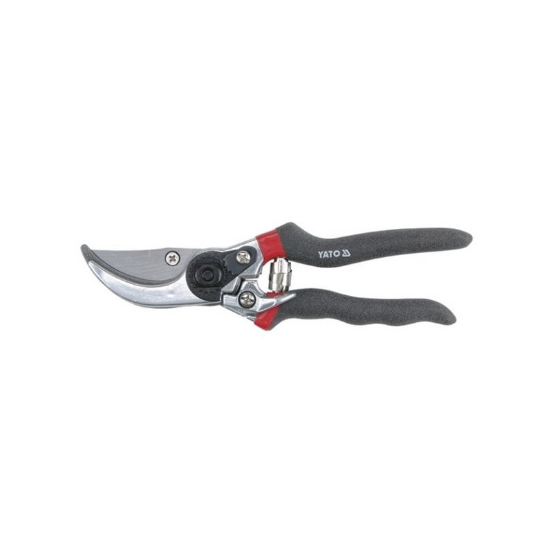 Nůžky zahradnické 205mm (průměr do 15mm) šikmý stříh YATO YT-8800