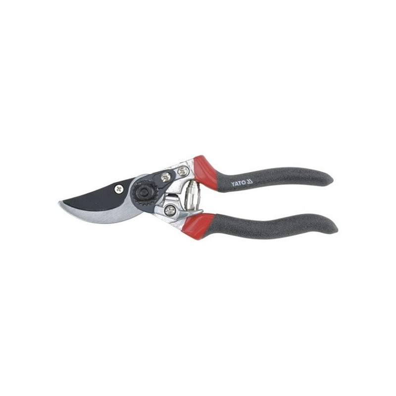 Nůžky zahradnické 220mm (průměr do 25mm) šikmý stříh YATO YT-8801