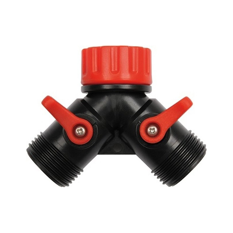 Spojka hadicová 1/2" Y se 2 uzavíracími ventily YATO YT-8978