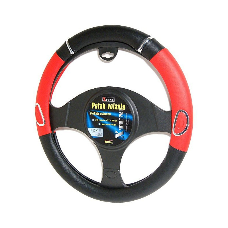 Potah volantu RALLY červený Compass 31413