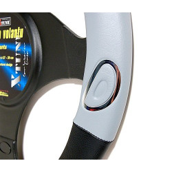 Potah volantu RALLY šedý Compass 31415