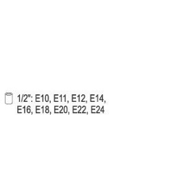 Sada nástavců 1/2" TORX 9 ks E10-E24 YATO YT-0521