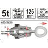 Svěrka karosářská samosvorná k tahání 5t 125mm YATO YT-2542
