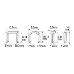 Sešívačka čalounická 10,6 mm YATO YT-7001
