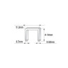 Sešívačka čalounická 11,3 mm YATO YT-7007