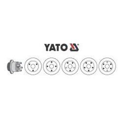 Stahovák brzd. bubnů 4/5 ramenný, 90-180mm YATO YT-0602