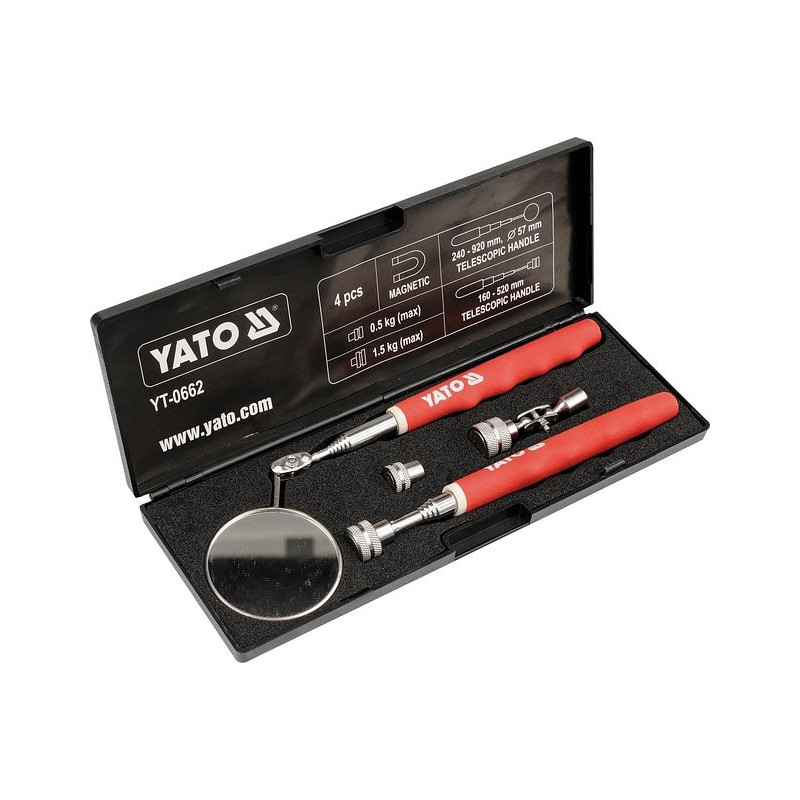 Inspekční souprava (zrcátko + magnetický držák) YATO YT-0662