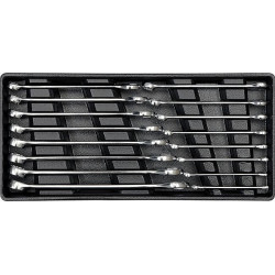 Vložka do zásuvky - klíče očkoploché 6-21mm, 16ks YATO YT-5531