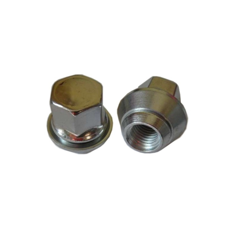 Kolová matice M12x1,5x30 mm uzavřená s kovovou kuželovou podložk