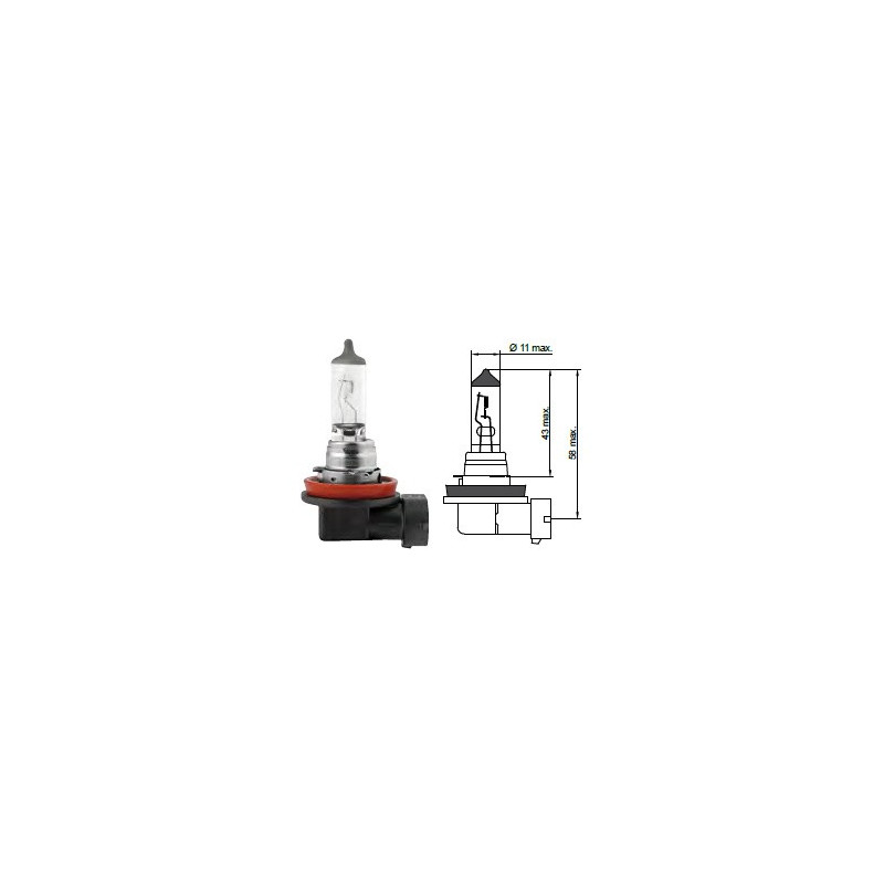 Autožárovka H8 12V 35W PGJ19-1 TESLA B10801