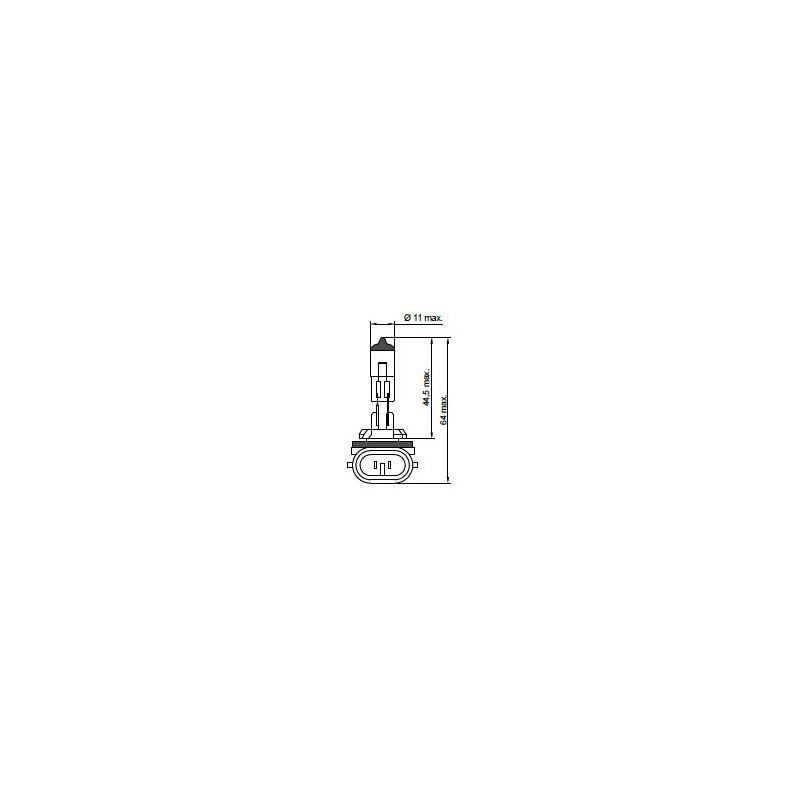 Autožárovka H27W/2 12V 27W PGJ13 TESLA B12721