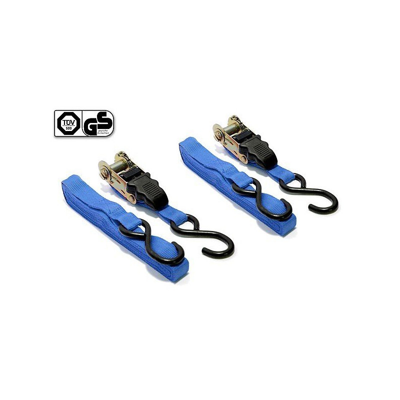 Popruh s ráčnou a háky 2ks 125daN 24mm x 4,50m TÜV