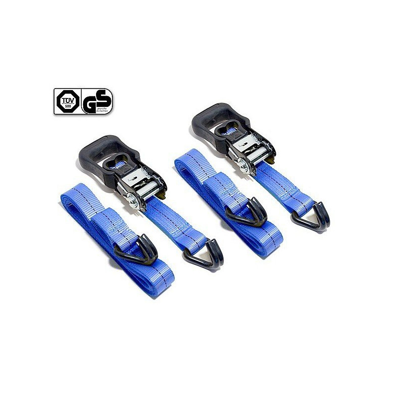 Popruh s ráčnou a háky 2ks 400daN 32mm x 4,90m TÜV