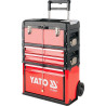 Vozík na nářadí 3 sekce, 2 zásuvky, YATO YT-09101