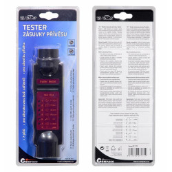 Tester zásuvky přívěsu 7pólů