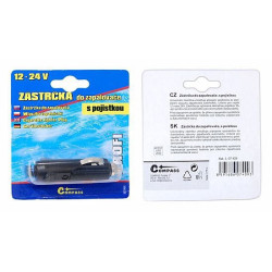 Zástrčka do zapalovače 12/24V s pojistkou