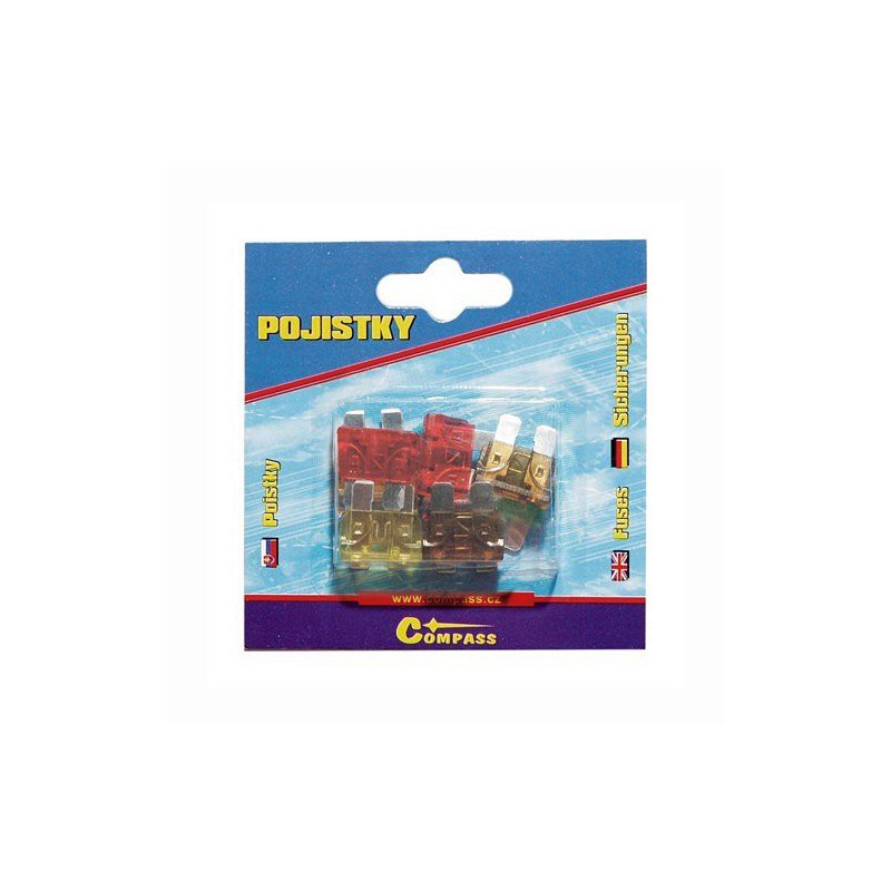 Pojistky nožové 10 ks