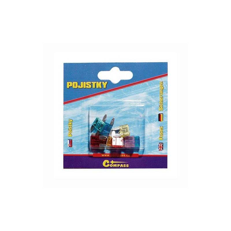 Pojistky nožové MINI 10 ks