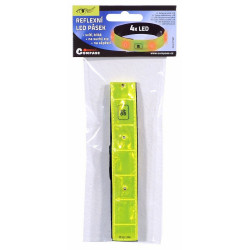 Pásek reflexní svítící 4LED Compass 01587