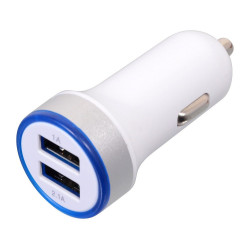 Zástrčka 2xUSB 12-24V 5V/2100mA Compass 07406