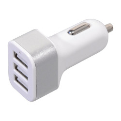 Zástrčka 3xUSB 12-24V 5V/3100mA Compass 07407