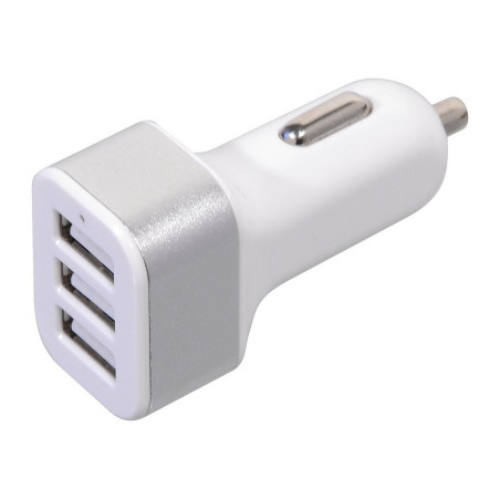 Zástrčka 3xUSB 12-24V 5V/3100mA Compass 07407