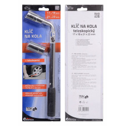 Klíč na kola 17-19/21-23 mm TÜV, GS Compass 09412