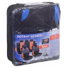 Potahy sedadel sada 9ks SPORT modré AIRBAG Compass 31675