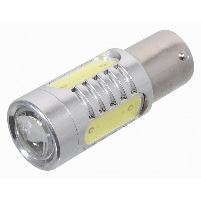 Žárovka 4 SMD LED 12V Ba15S s rezistorem CAN-BUS ready bílá Compass 33809