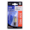 Žárovka 4 SMD LED 12V Ba15S s rezistorem CAN-BUS ready bílá Compass 33809