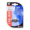 Žárovka 6 SMD LED 12V suf. SV8.5 38mm s rezistorem CAN-BUS bílá Compass 33815