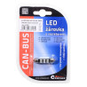 Žárovka 6 SMD LED 12V suf. SV8.5 38mm s rezistorem CAN-BUS modrá Compass 33816