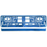 Podložka pod SPZ BLUE metallic Compass 91563