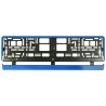 Podložka pod SPZ BLUE STRIP Compass 91569