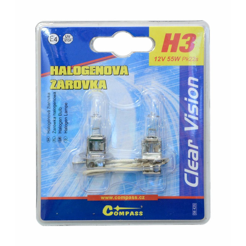 Žárovka H3 55W 2ks Compass 08425