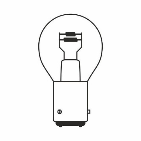 Žárovka 12V 21/4W BaZ15d