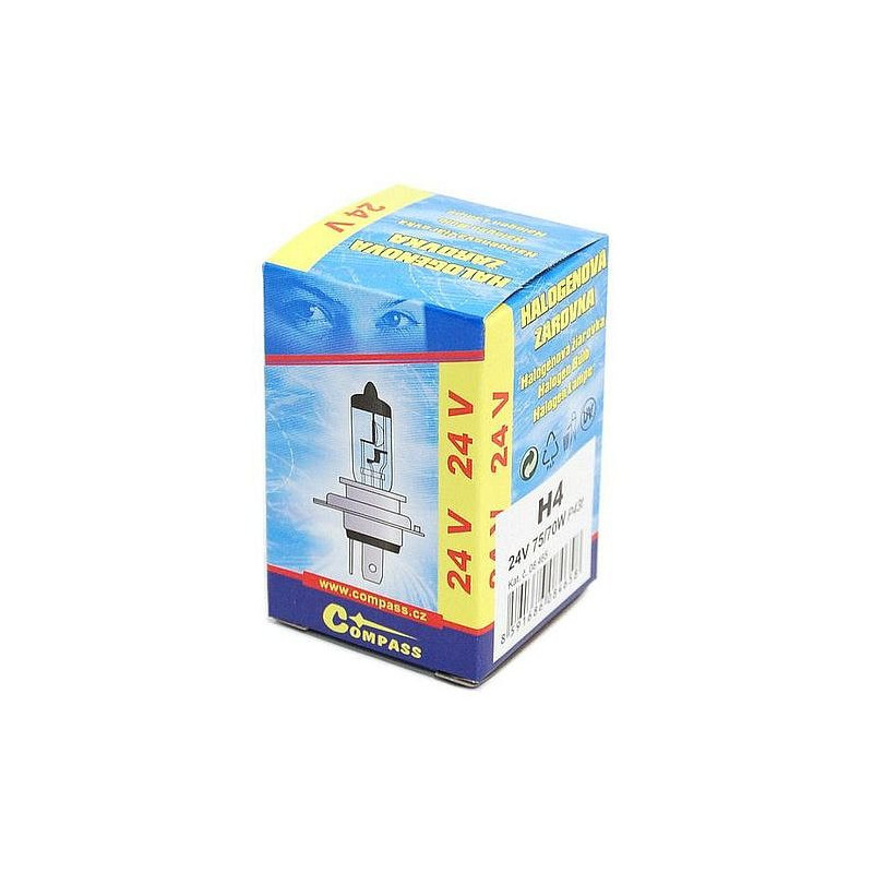 Žárovka 24V H4 75/70W P43t Compass 08465