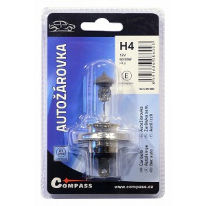 Žárovka 12V H4 60/55W P43t 1ks Compass