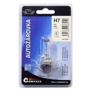 Autožárovka Compass H7 PX26D 12V 55W