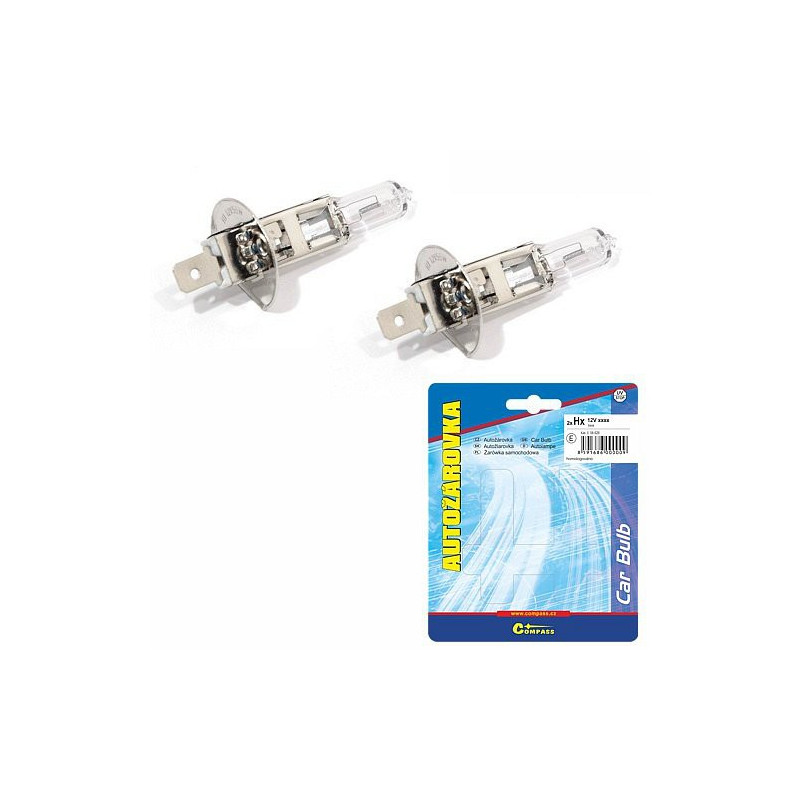 Autožárovka Compass H1 P14,5s 12V 100W 2 ks 08618