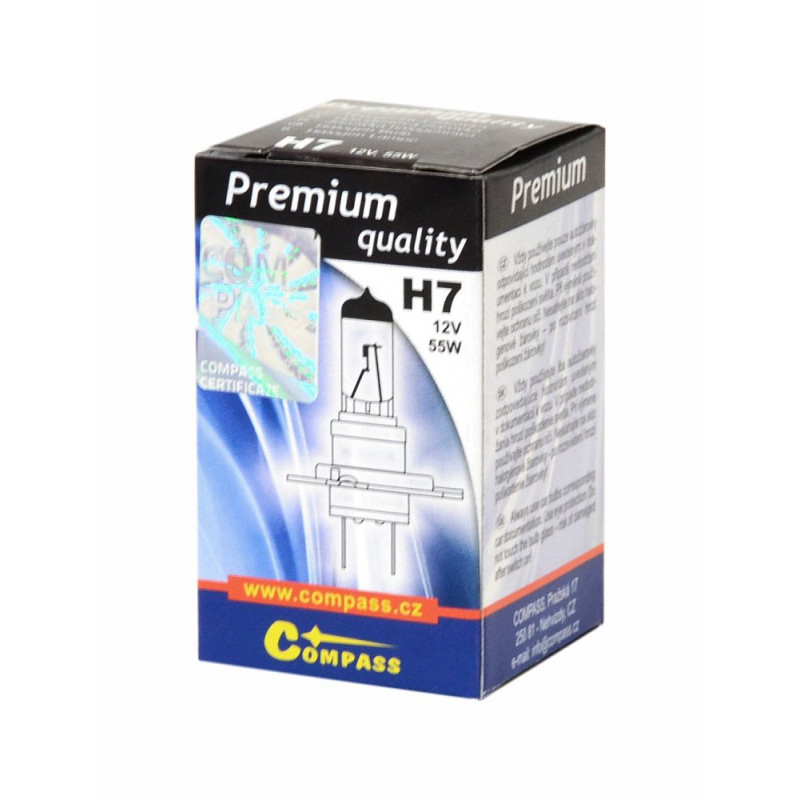 Žárovka 12V H7 PREMIUM 55W PX26D box