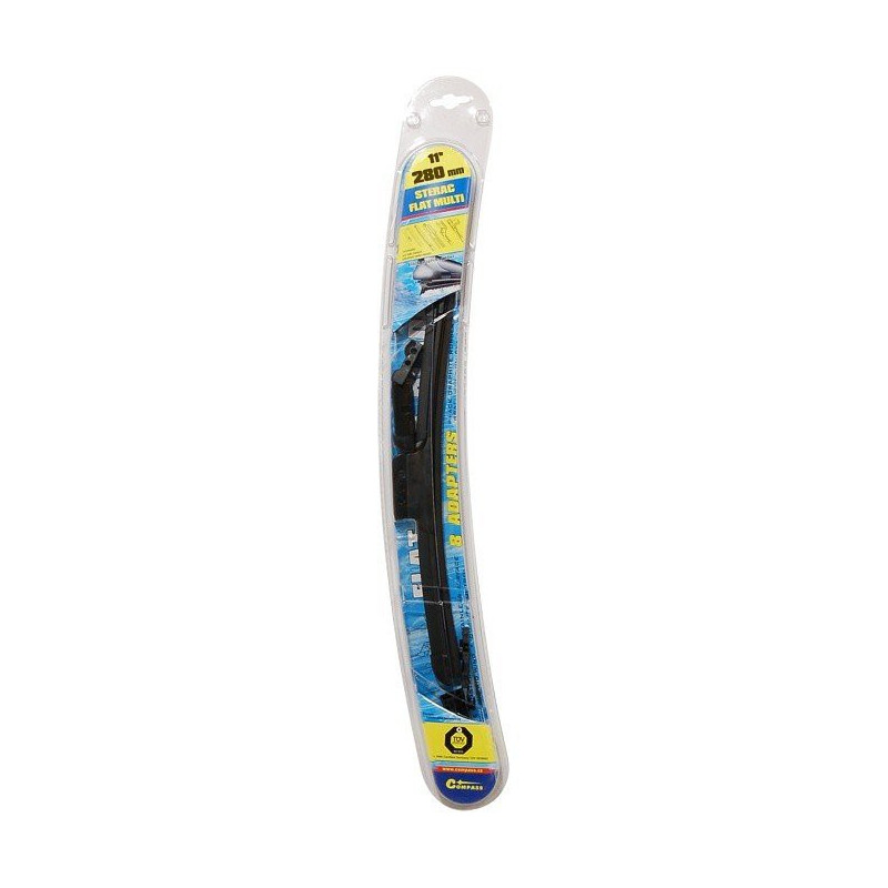 Stěrač FLAT MULTI 280mm - 8 adaptérů