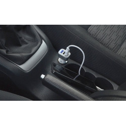 Zástrčka 3xUSB 12-24V 5V/3100mA Compass 07407