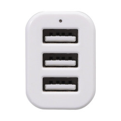 Zástrčka 3xUSB 12-24V 5V/3100mA Compass 07407
