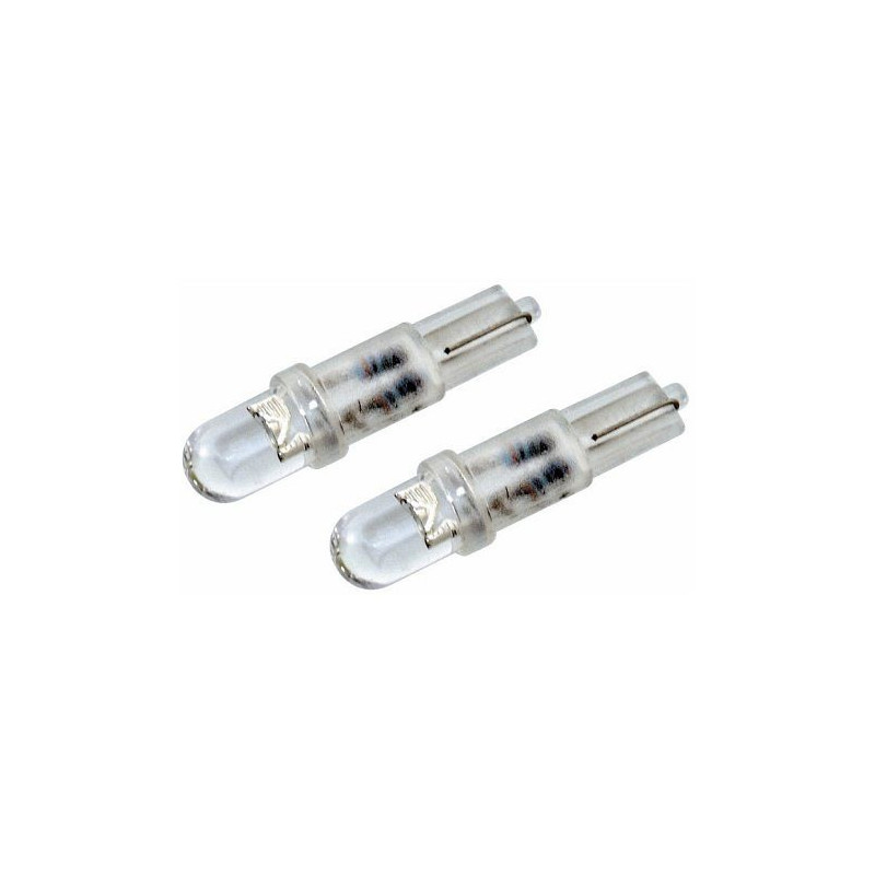 Žárovka 1LED 12V  T5  bílá  2ks