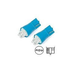Žárovka 4LED 12V T10 modrá 2ks Compass 33712